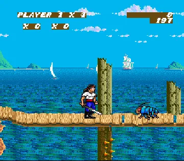 Skuljagger - Revolt of the Westicans (USA) (Beta) screen shot game playing